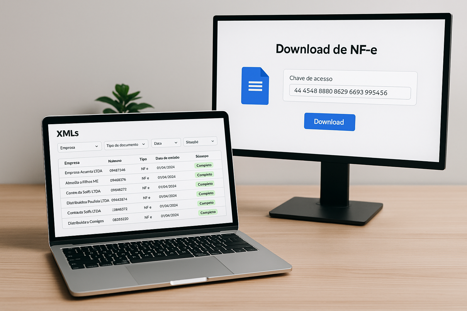 Novidades SIEG HüB: Armazenamento de XMLs e download de NF-e por chave de acesso.